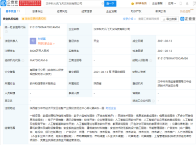 科大訊飛布局數字內容新賽道，成立科技公司拓展服務邊界